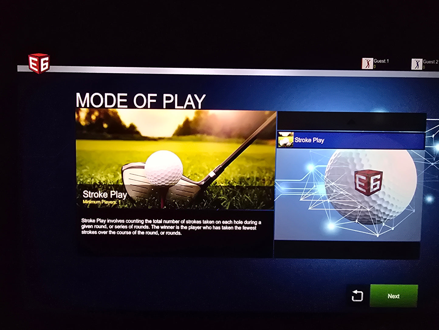 Golf Simulator Rental